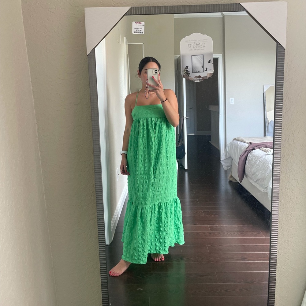 Zara Green Maxi Dress